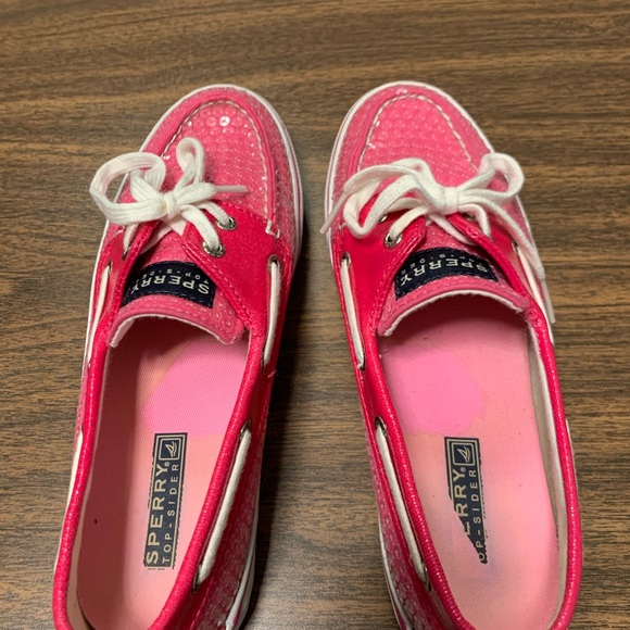 Pink Sequin Sperry - Picture 5 of 7